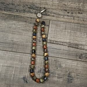 Stone Beaded long bracelet anklet  b34